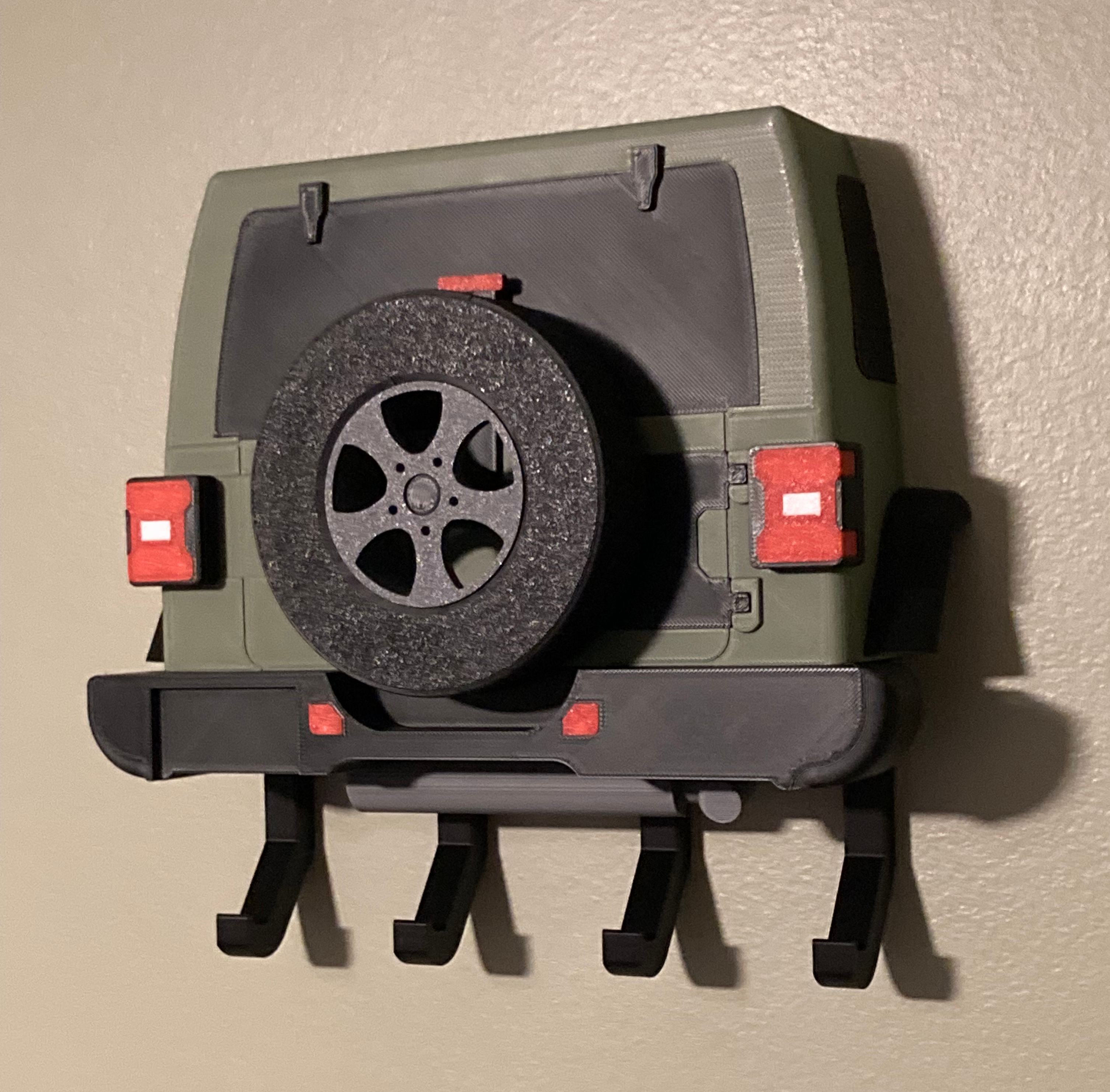Jeep Car Key Hanger - custom automotive accessory