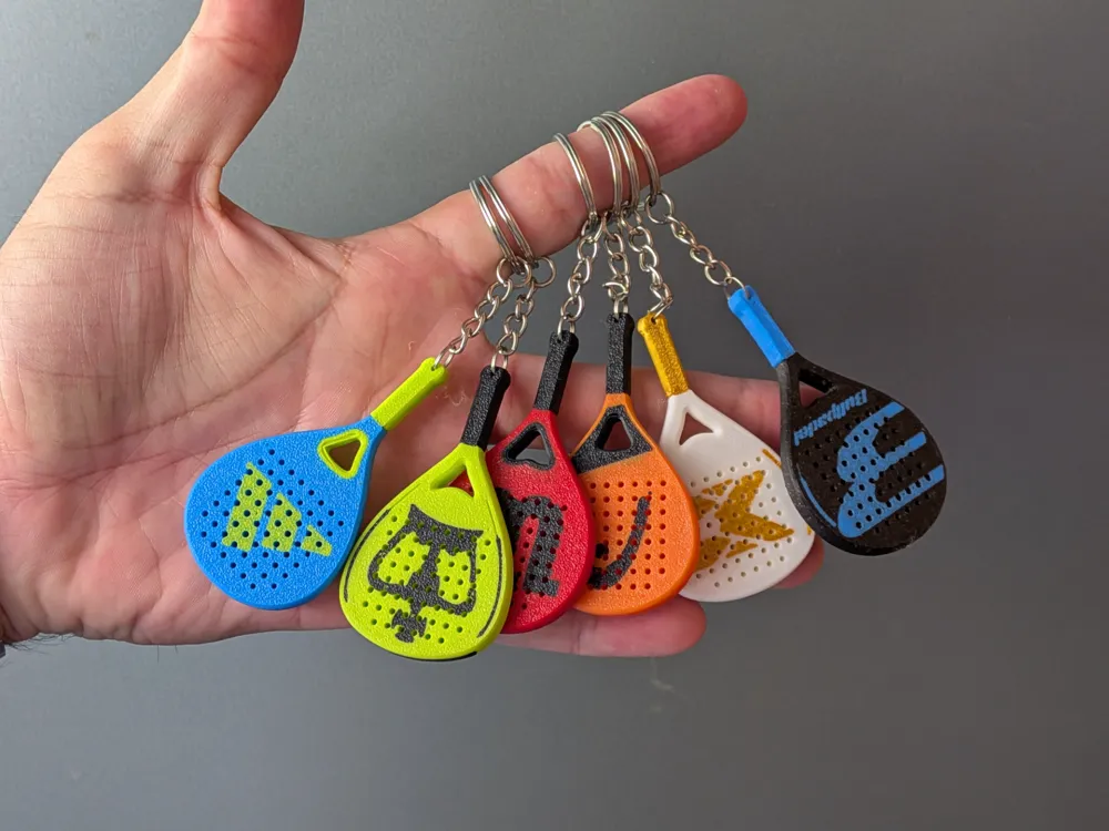Padel Keychain - sports themed accessory